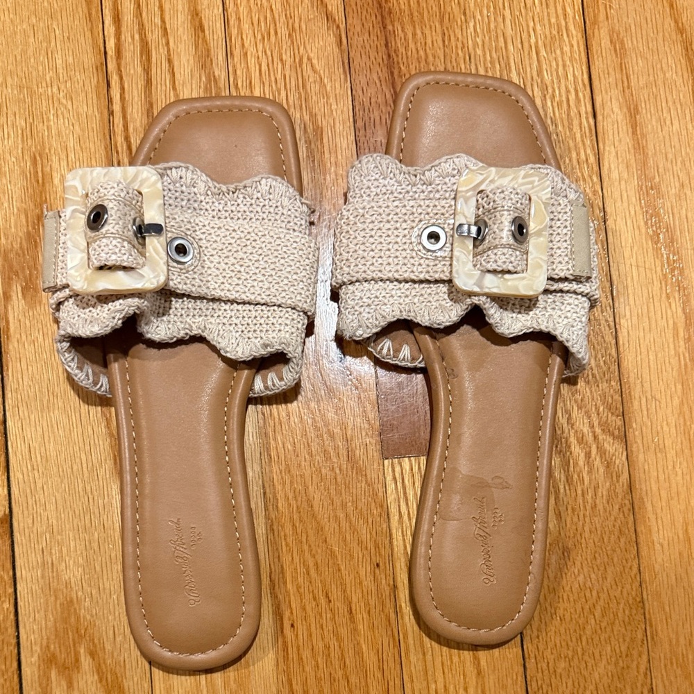 Universal Thread Women's Woven Slide Sandals